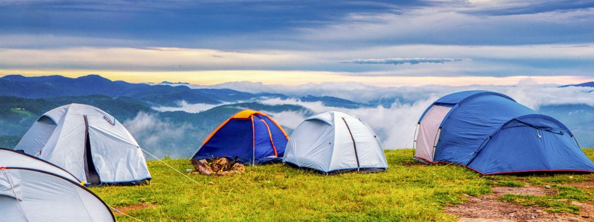 Tent Camping In The Cloud